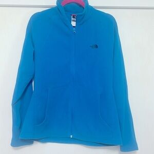 The North Face Turquoise Fleece Jacket XL